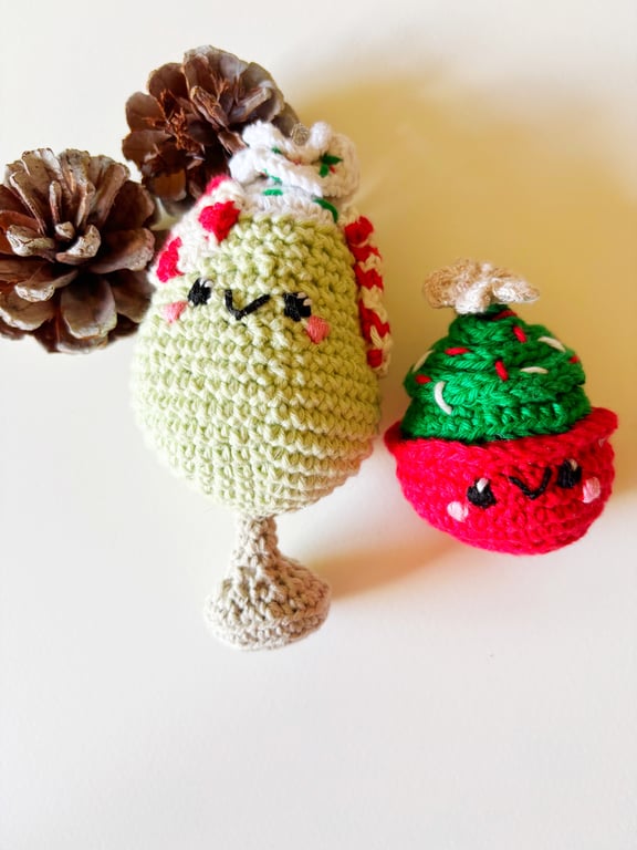 Festive Shake and cupcake 