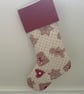 Summer Seconds, Lined Christmas Stocking, Christmas Decoration, Stocking - Image 2