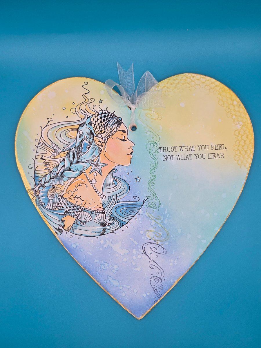 Trust What You Feel Heart Plaque