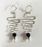 Amethyst squiggle earrings  - Image 5
