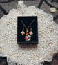 Mushroom skull and earring set - Image 4