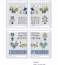 308 - Blueberry Cottage Cross Stitch Pattern Quaker Alphabet Sampler (PDF Chart) - Image 4