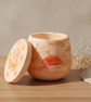 Peach Sunset Star Jewellery Box 8 cm Round Keepsake Pot - Image 1
