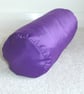 Satin Bolster Cushion Cover 16" x 6" Round Cylinder Neck Pillow Case Purple