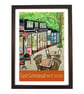 East Grinstead travel poster print by Susie West