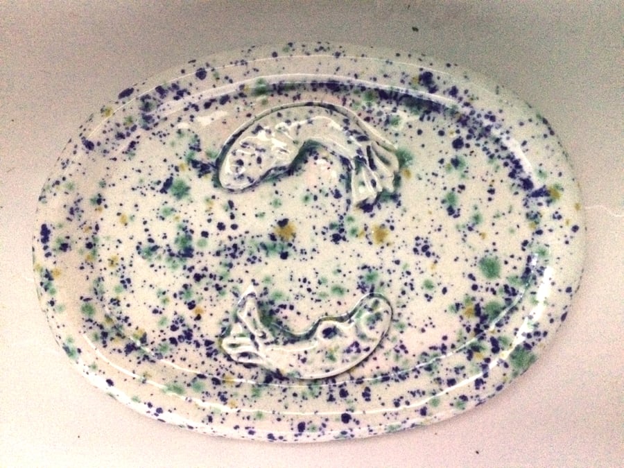 Fish design soap dish