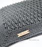 Crochet Baby blanket, Stroller blanket, Car seat blanket, Grey blanket - Image 6