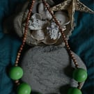 Funky n Chunky Wooden Bead Necklace