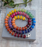 Rainbow Jade Bead Necklace - JBJ2067 - Image 7