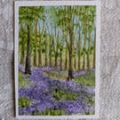 Bluebell Wood 2, ACEO artcard 