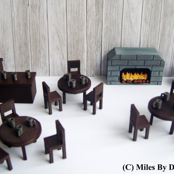 Large Tavern Set for Tabletop Gaming 