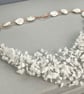 Moonstone & Cultured Pearl Bridal Crochet Necklace - Image 10