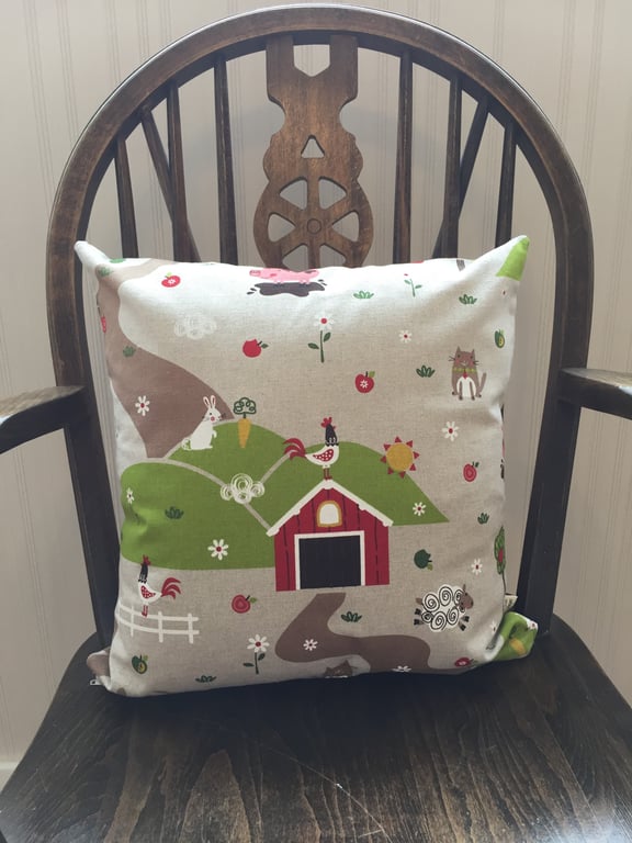 Farmyard Animal Cushions, Novelty Cushions, Includes Cushion Pad