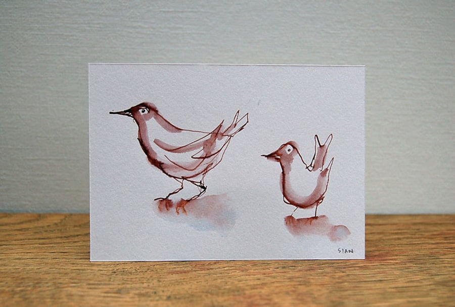 Blackbirds original illustration