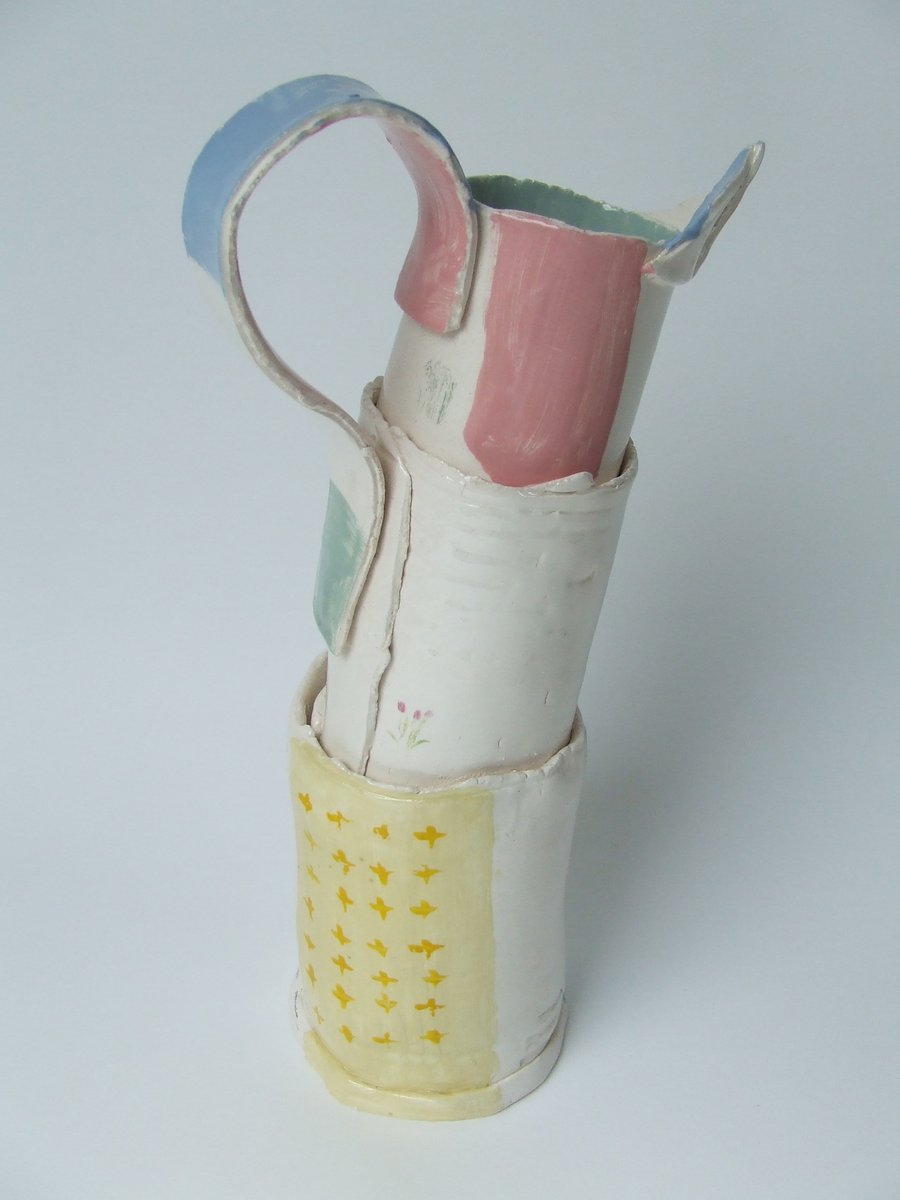The Tall Jug - Cardboard Ceramics in Spring