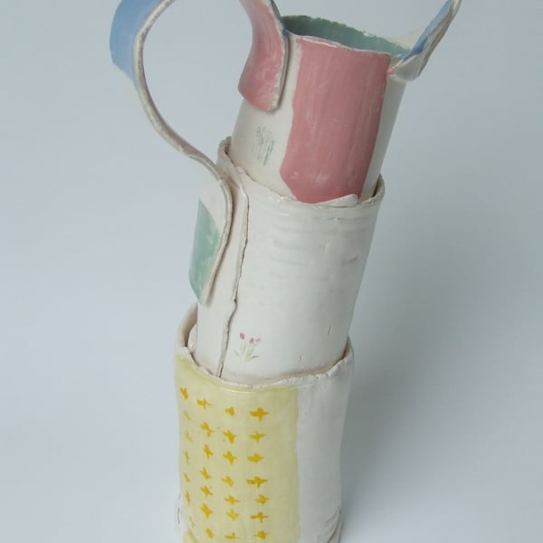 The Tall Jug - Cardboard Ceramics in Spring