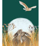 Hare Wall Art Illustration - Image 3