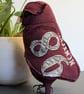 Owl inspired soft sculpture ornament  - Image 2