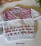  Bobble Design Hand Knitted Baby Girl's Cardigan with Merino Wool 6-12 mth size - Image 2