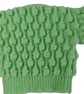 Green Hand Knitted Baby Cardigan, Bobble Pattern, Gender-Neutral, 0-6 Months - Image 8
