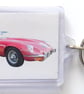 Jaguar E-Type V12 1973 - Keyring with 50x35mm Picture Insert - Image 2