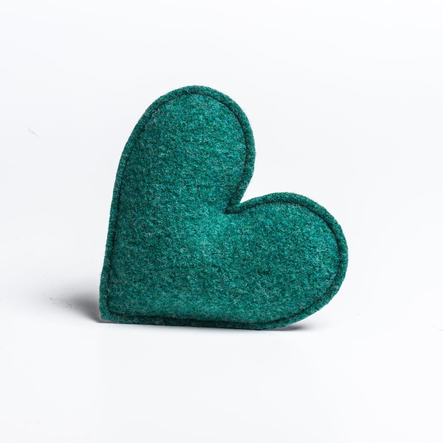 Merino Lambswool lavender filled heart