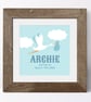 Stork Personalised Nursery Print - 2 colour options - Image 2