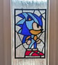 Sonic the Hedgehog Stained Glass Suncatcher - Image 4