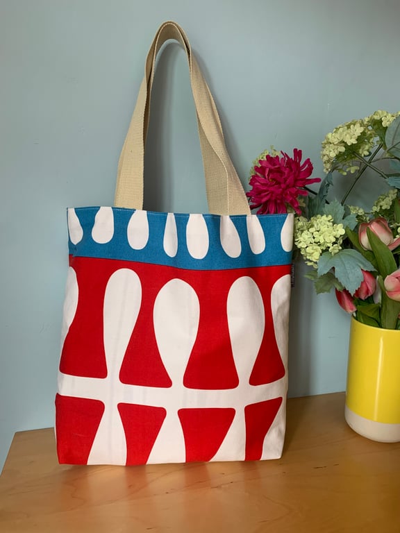 Reversible Canvas Tote Bag