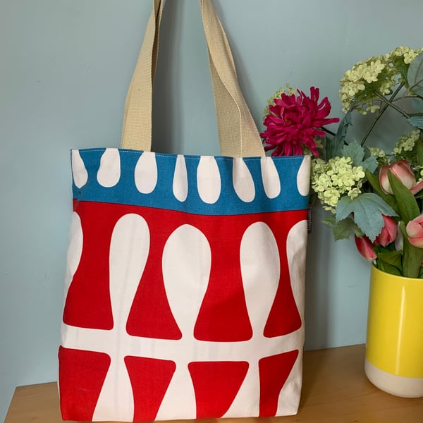 Reversible Canvas Tote Bag