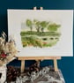 'Autumn Hedgerow, Marshy Ground' limited edition giclée print - Image 1