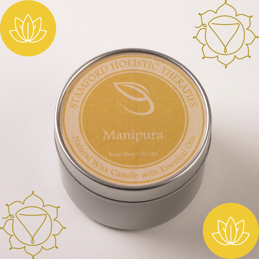 Manipura Chakra Tin Candle