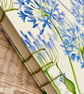 A5 Journal Sketchbook featuring Agapanthus  - Image 9
