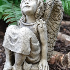 Angelina the Angel Stone Garden Ornament