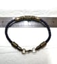 Leather Viking  Rune Bracelet Unisex  - Image 9