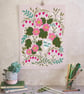Floral Art Print - You Are Loved (Pink) 