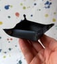 Small Tray made from Bicycle Inner Tubes - Blue Stripe - Super Seconds - Image 1