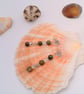 Unakite & Vintage Acrylic Bead Necklace & Earrings, Gift for Her, Mother's Day - Image 3