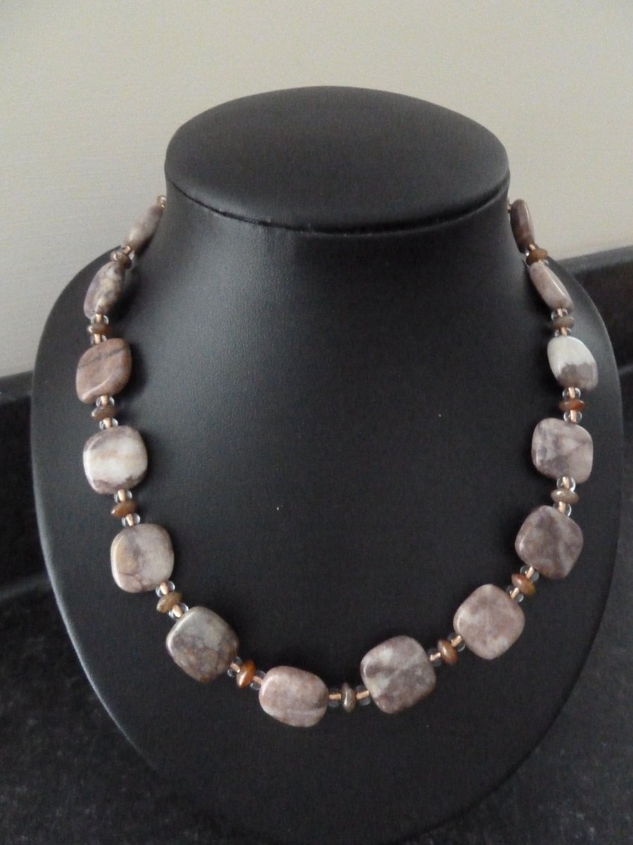 jasper necklace