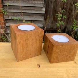 Oak (90mm x 90mm) Extra Large Candle Holder