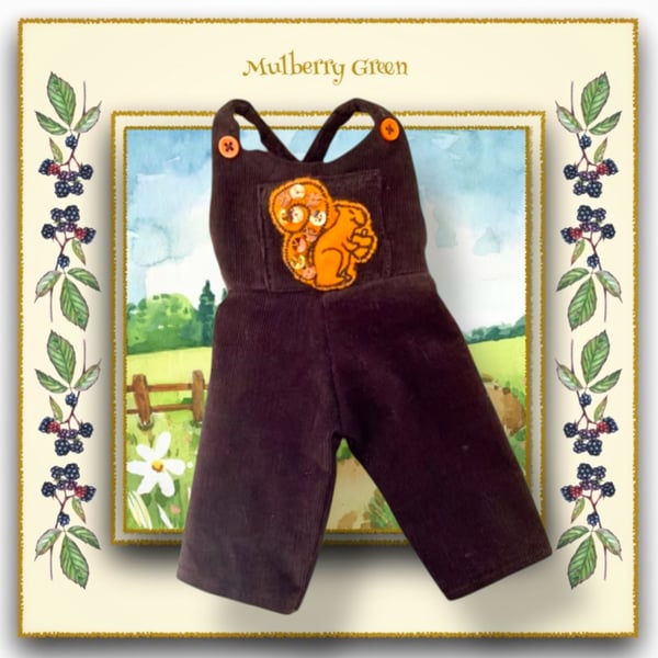 Little Squirrel Dungarees