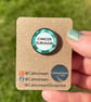Cancer Survivor Awareness Badge Teal Still Here Pin Hope & Strength, New Design