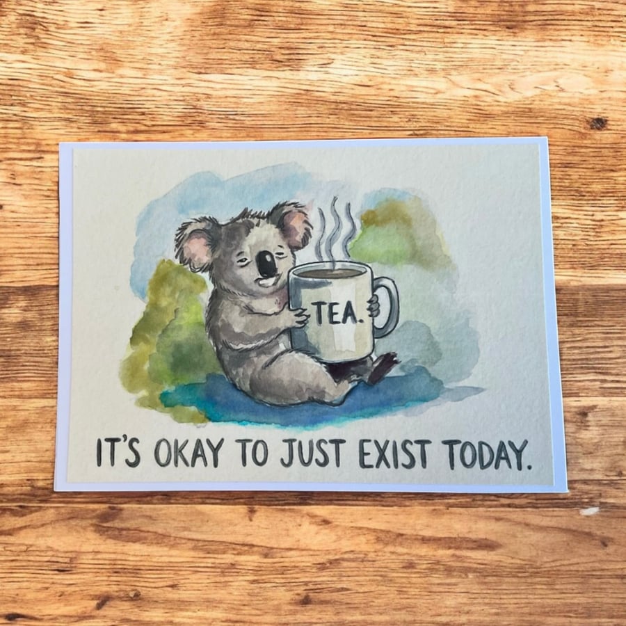 Thinking of You Koala Mental Health Support Greetings Card