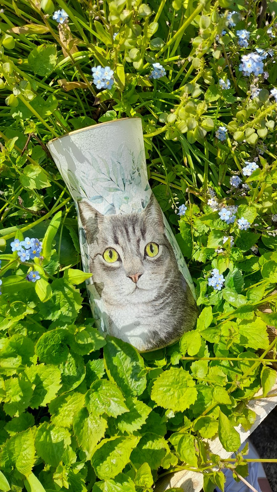 Cat Carafe Vase