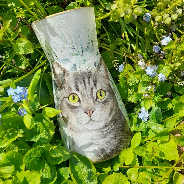 Cat Carafe Vase