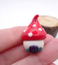 small glass toadstool house - Image 4