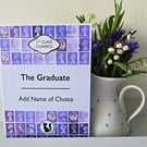 Personalised Graduation Card, Vintage Book Cover Inspired,  Free P&P to UK