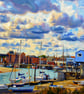 A4 Print Wells-Next-The-Sea North Norfolk Tide House 