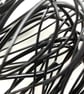 50g Black Bullseye 90coe glass Vitrigraph stringers - Image 1