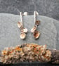 Sterling silver botanical earrings - Image 2
